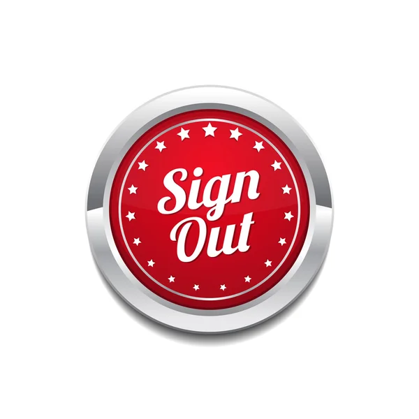 stock vector Sign Out Icon Design