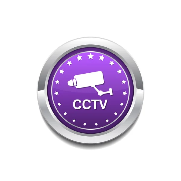 Desain Ikon Tanda CCTV - Stok Vektor
