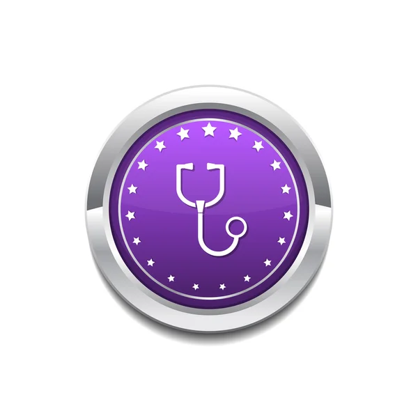 Stethoscope icon design — Stock Vector