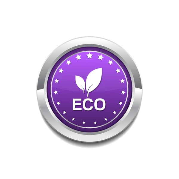 Eco friendly ikonen — Stock vektor