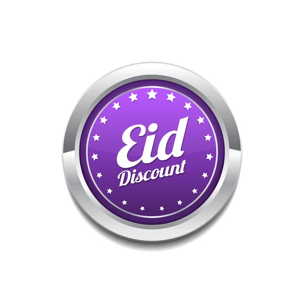 Diseño de icono de descuento Eid — Archivo Imágenes Vectoriales