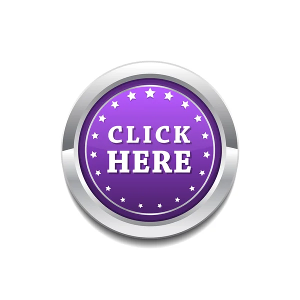 Click Here Icon — Stock Vector