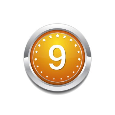 9 sayı simgesi tasarım