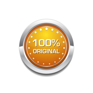 Yüzde 100 orijinal simgesi tasarım
