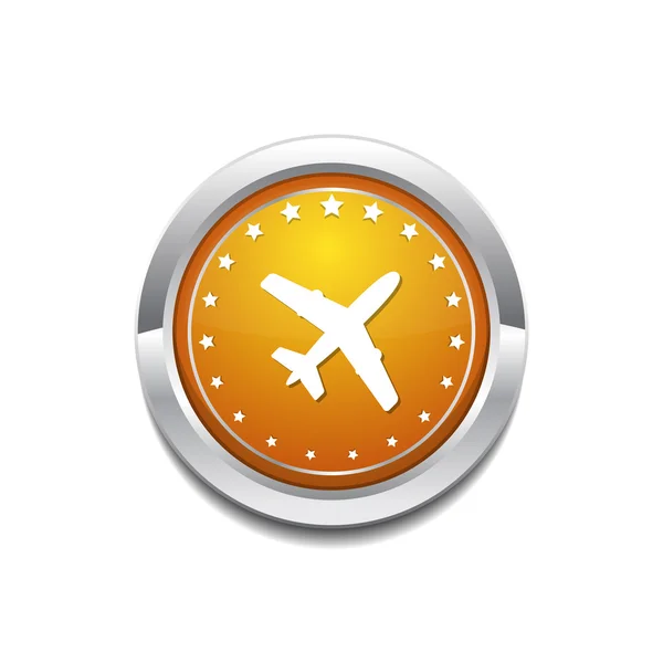 Airplane Sign Icon Design — Stock Vector