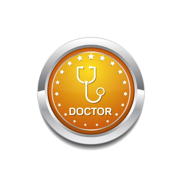 Desain ikon dokter - Stok Vektor