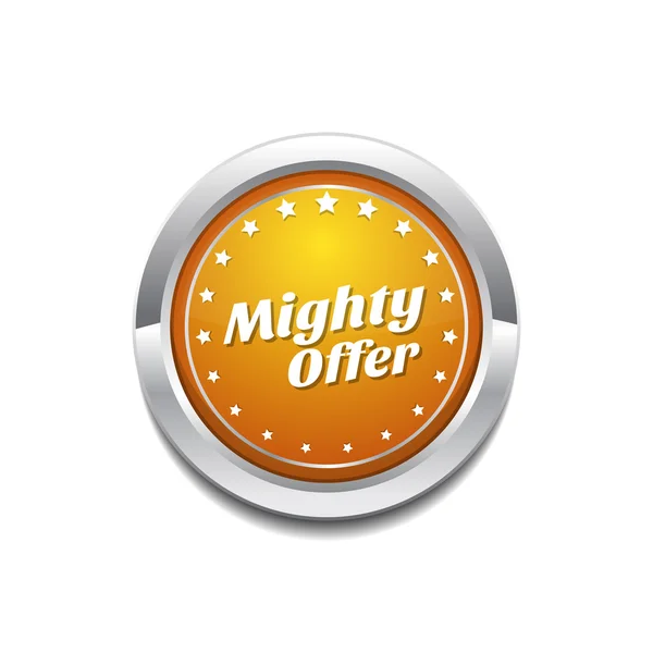 Mighty Offer Icon Design — Stock Vector