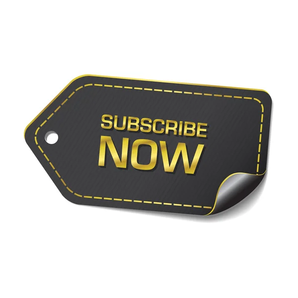 Subscribe Now Icon Design — Stock Vector