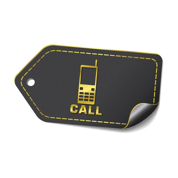 Design icona del telefono — Vettoriale Stock