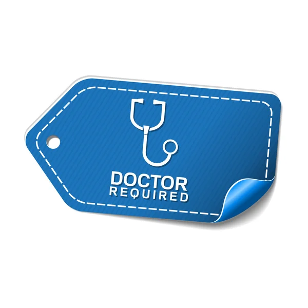 Doctor Required Icon Design — Stock Vector