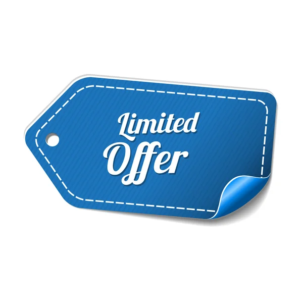 Limited Time Offer Icon Design — Stock Vector