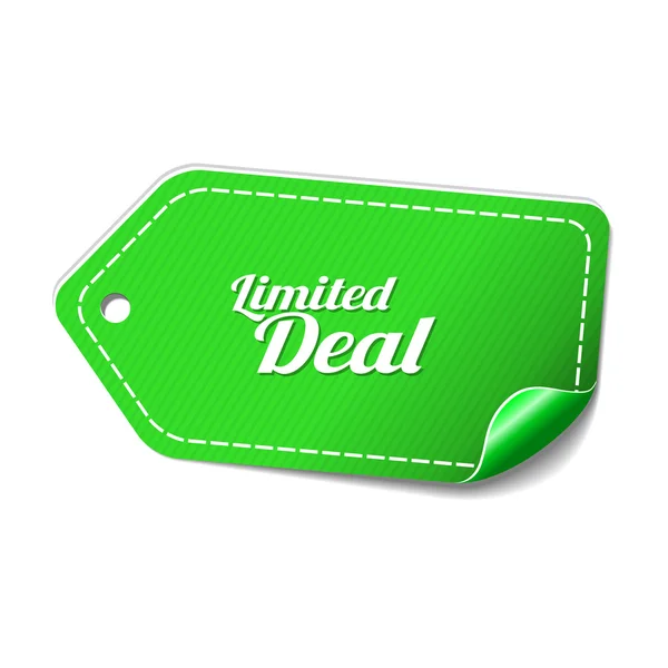 Limited Deal Icon Design — Stock Vector