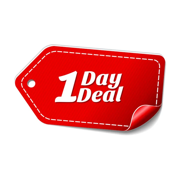 1 Day Deal Icon Design — Stock Vector