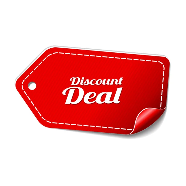 Discount Deal Icon Design — Stock Vector