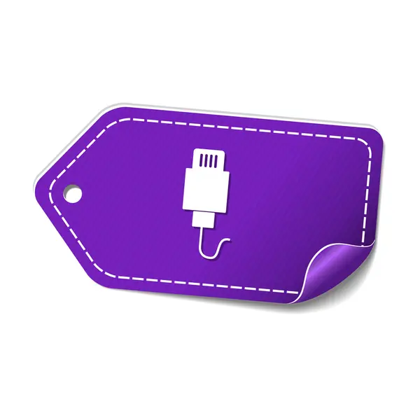 USB işareti simgesi tasarım — Stok Vektör
