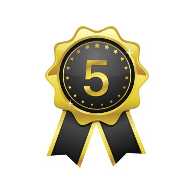 5 numara Web simgesi