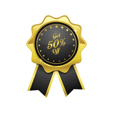 Yüzde 50 simge tasarım