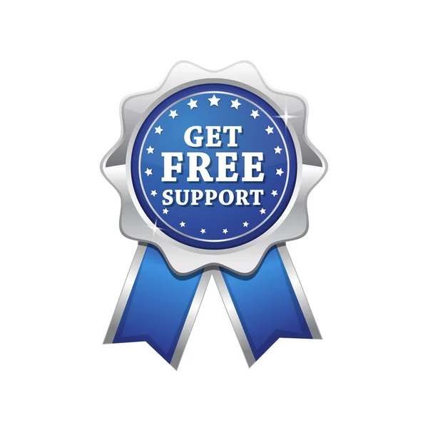 Иконка бесплатной поддержки — стоковый вектор