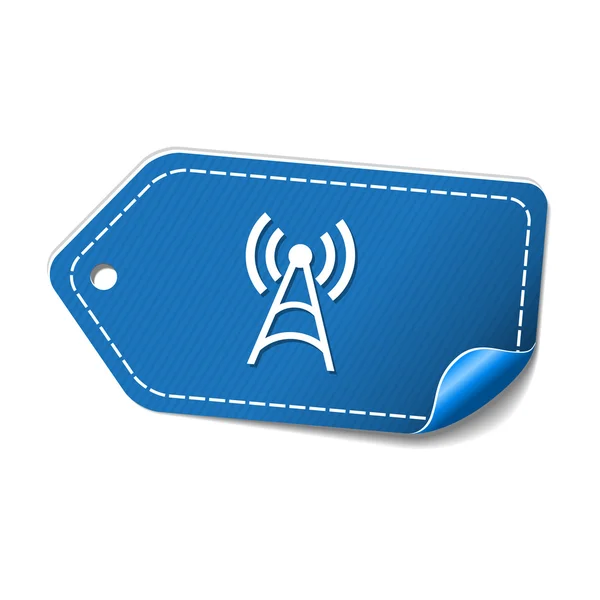 Diseño de iconos de señal de radio — Vector de stock