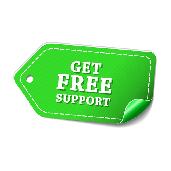 Get Free Support Icon — Stock Vector