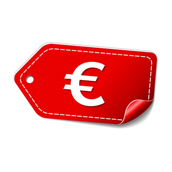 Euro jel ikon tervezés — Stock Vector