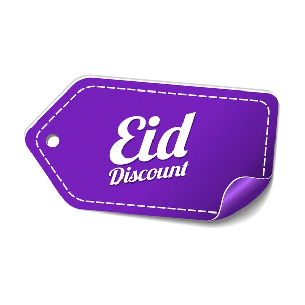 Diseño de icono de descuento Eid — Archivo Imágenes Vectoriales