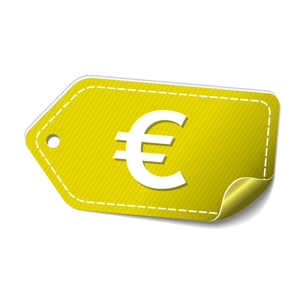 Euro Sign Icono de diseño — Vector de stock