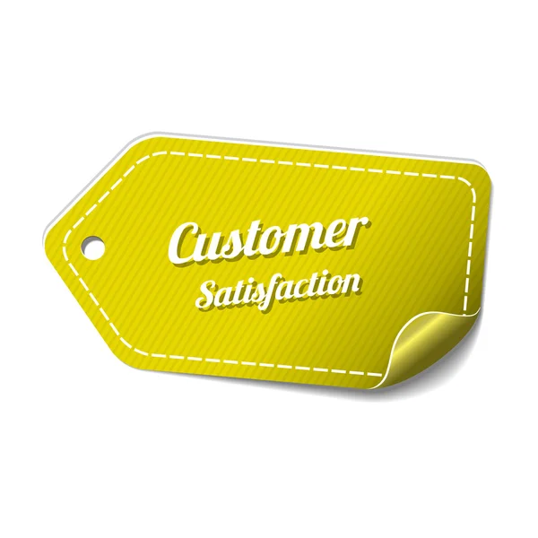 Ikone der Kundenzufriedenheit — Stockvektor
