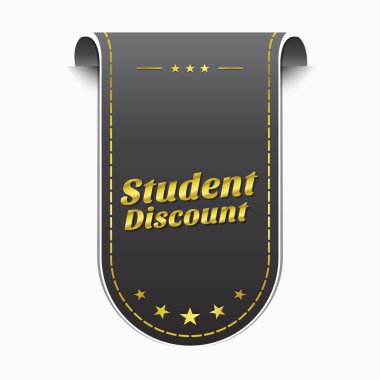 Öğrenci indirim simgesi