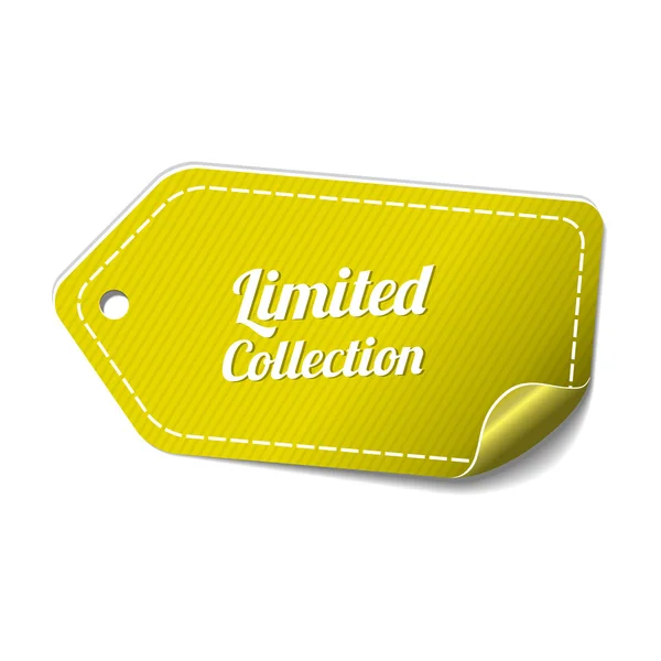 Limited Collection Icon — Stock Vector