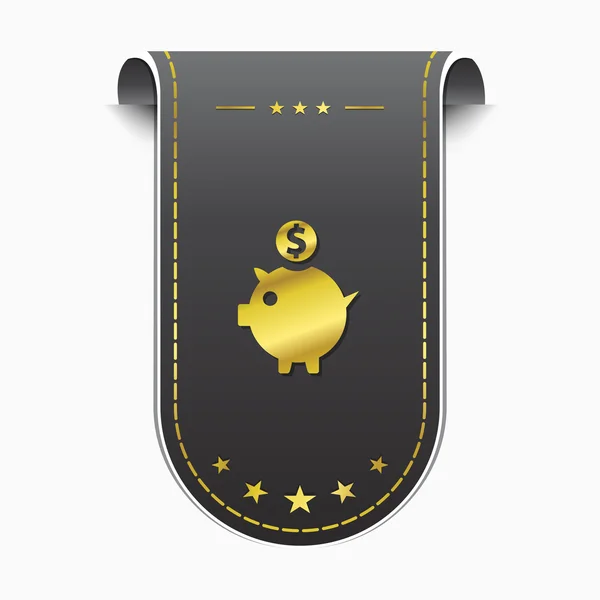 Piggy Bank diseño de iconos — Vector de stock
