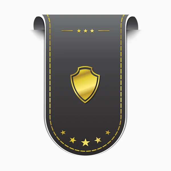 Shield Sign Icon Design — Stock Vector