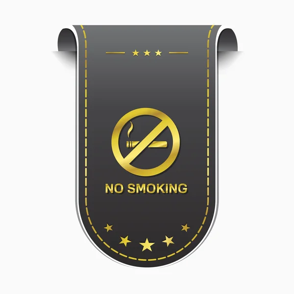 No Smoking Sign Icon — Stock Vector