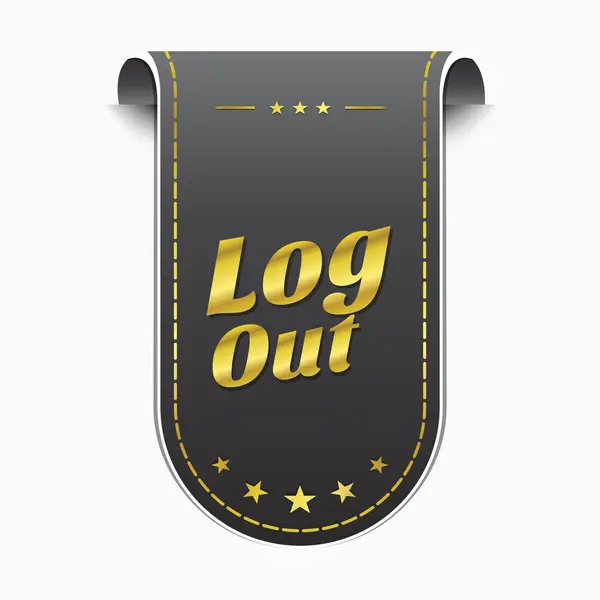 Log Out Icon — Stock Vector