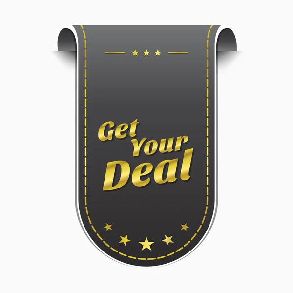Get Your Deal Icon — Stock Vector