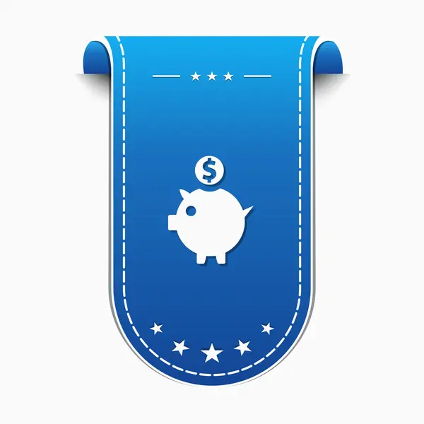 Piggy Bank diseño de iconos — Vector de stock