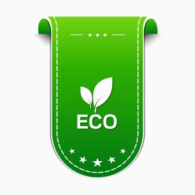 Eco dostu simgesi tasarım
