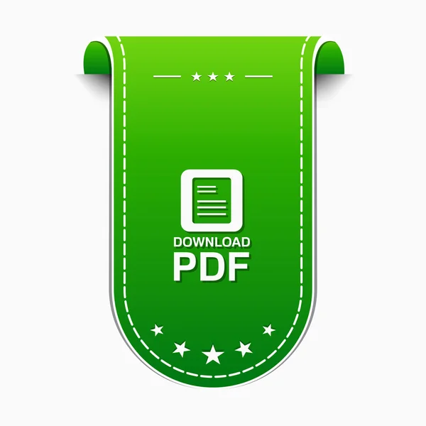 Ícone de download PDF — Vetor de Stock