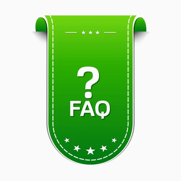 FAQ Icon Design — Stock Vector