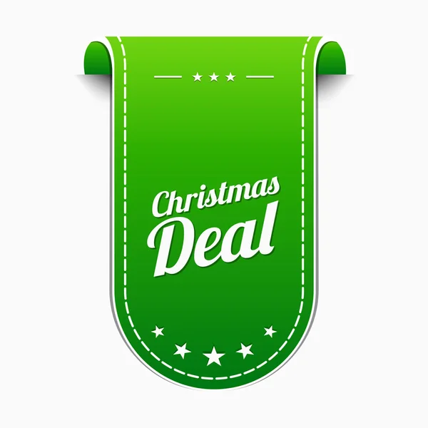 Christmas deal pictogram — Stockvector