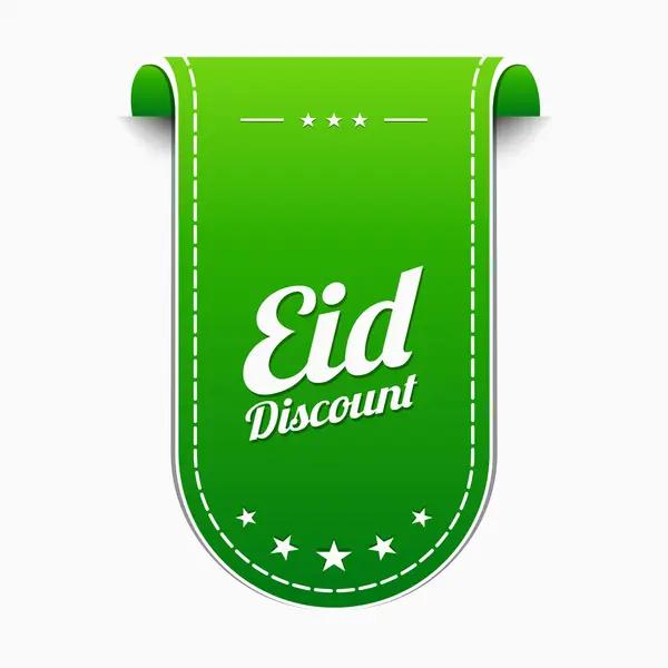 Diseño de icono de descuento Eid — Archivo Imágenes Vectoriales