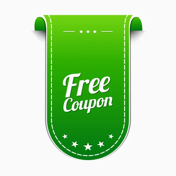 Icône coupon gratuit Illustrations De Stock Libres De Droits