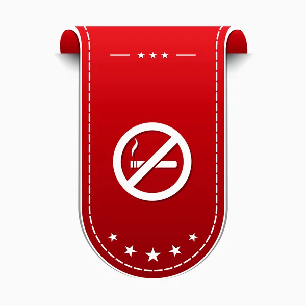 No Smoking Sign Icon — Stock Vector