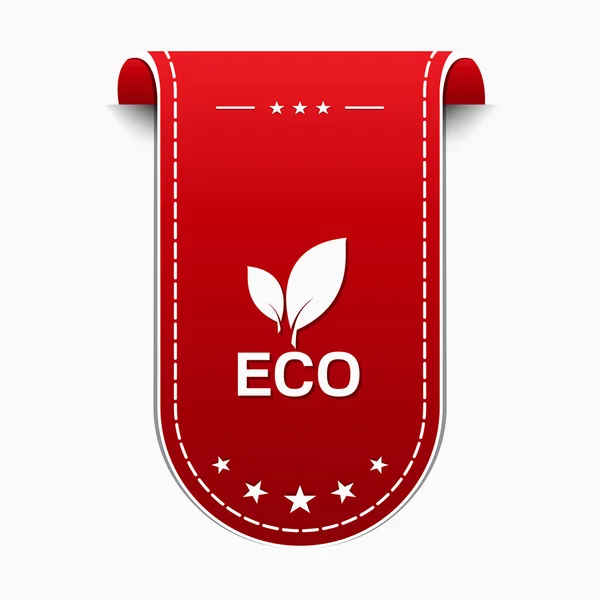 Design d'icône écologique — Image vectorielle