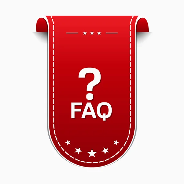 FAQ pictogram ontwerp — Stockvector