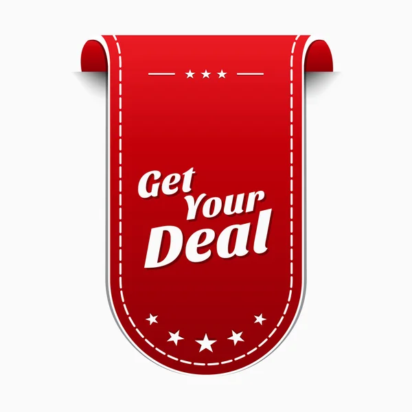 Get Your Deal Icon — Vector de stoc