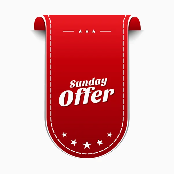 Sunday Offer Icon — Stock Vector