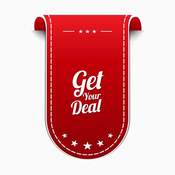 Get Your Deal Icon — Stock Vector