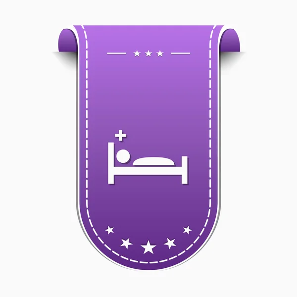 Heath Care เตียงไอคอน — ภาพเวกเตอร์สต็อก