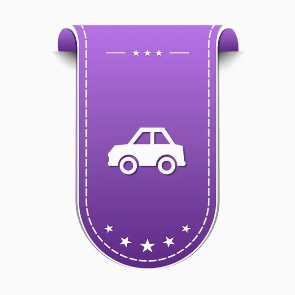 Einparken violett Vektor Icon Design — Stockvektor